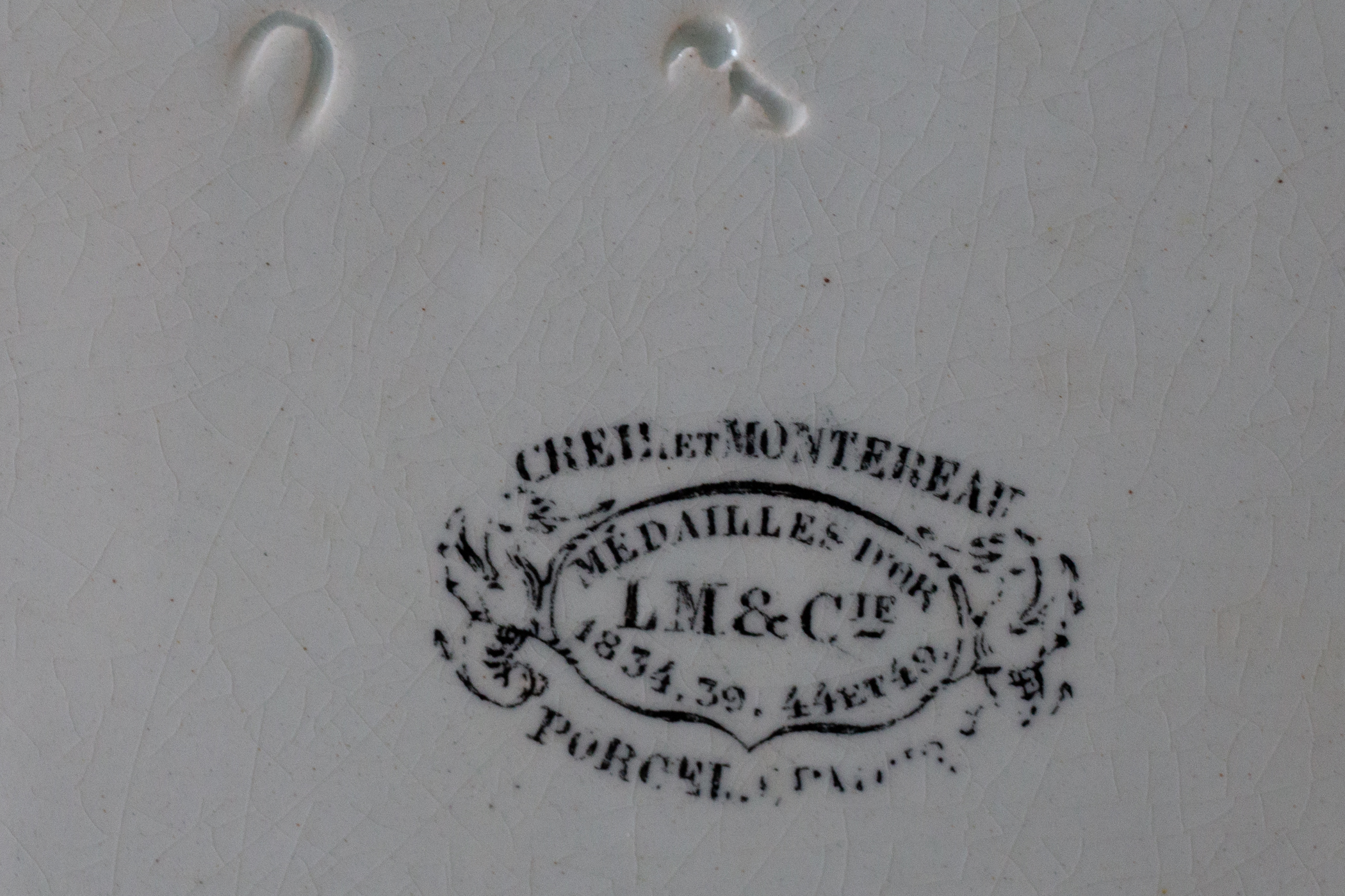 Creil et Montereau Assiette | couperin