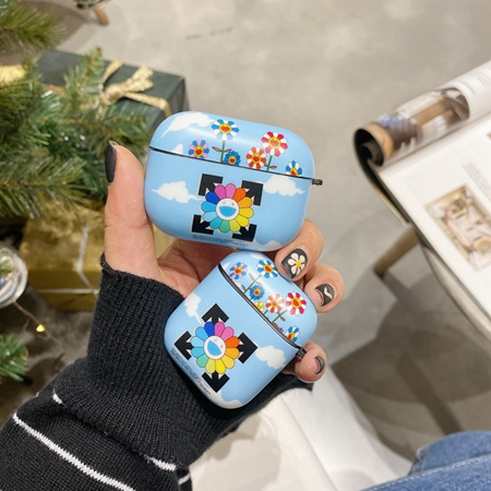 off-white airpodsカバー 村上隆 airpodsカバー オフホワイト