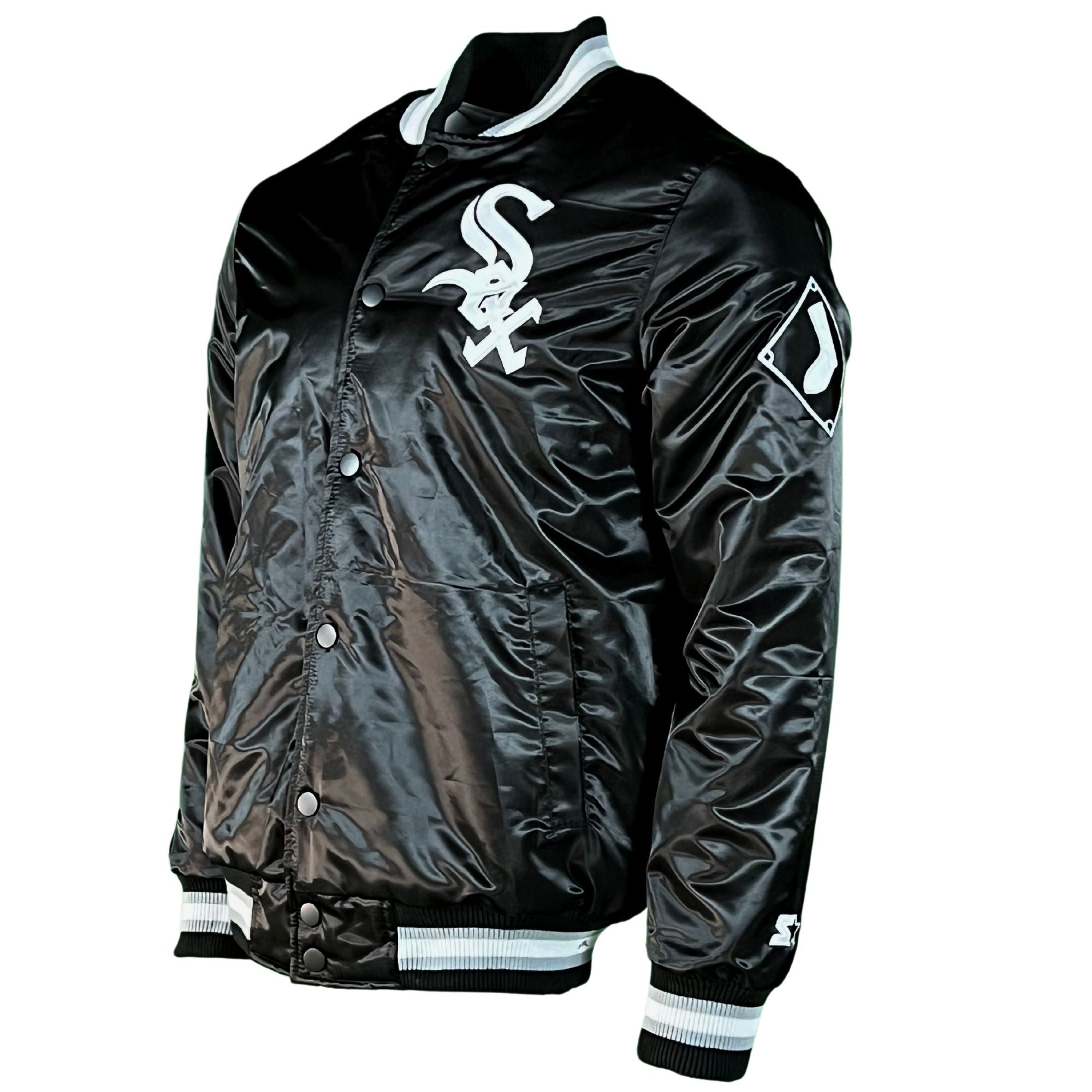 Chicago White Sox Black Vintage Starter Jacket – Clark Street Sports
