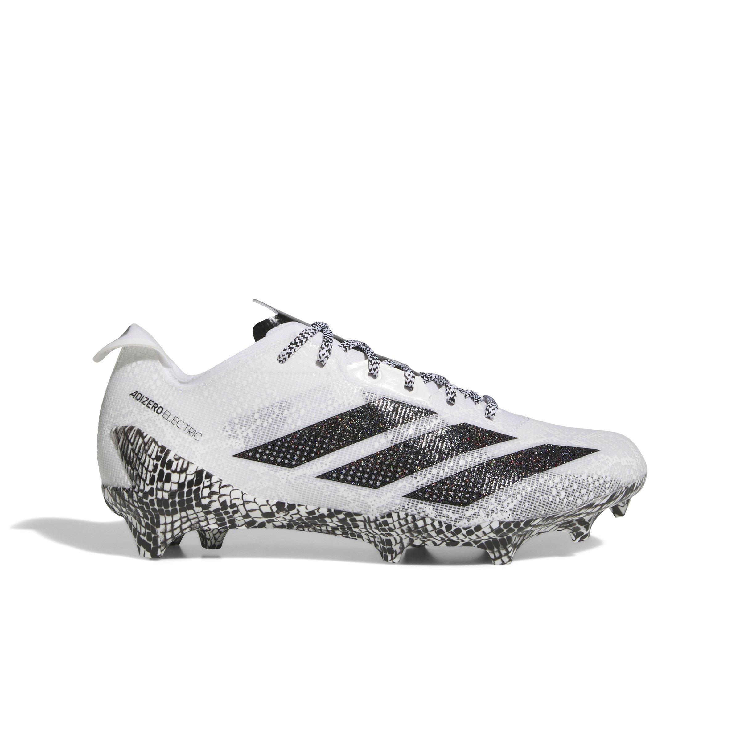 adidas Adizero Men's Low Top Speed Football Cleat - White/Black