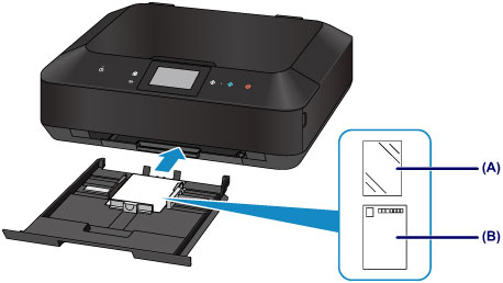 インクジェットプリンター】用紙をセットする (PIXUS MG7130)