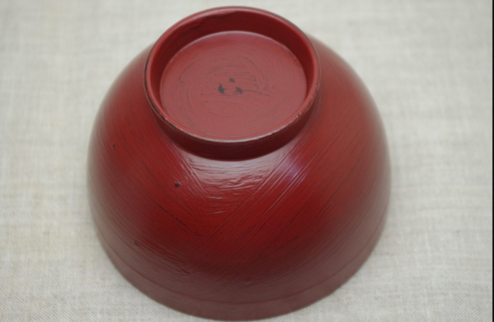 山岸厚夫 渕布汁椀 河和田塗 根来 曙 2種 天然木 うるし工房錦壽 渕布