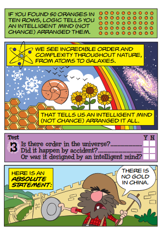 Comic The Atheist Test Tract (100 Pack) - Creation Today