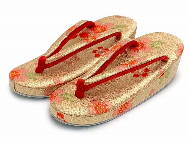 七五三 箱せこセット 7歳 女の子用 金襴 筥迫(はこせこ) 草履 バッグ