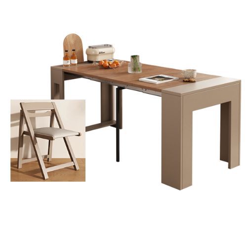 ダイニングテーブル 伸縮テーブル 伸長式 ブラウン 幅185cm コンパクト