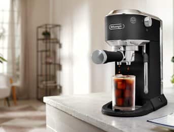 デディカ デュオ エスプレッソ・カプチーノメーカー ブラック EC890J-B