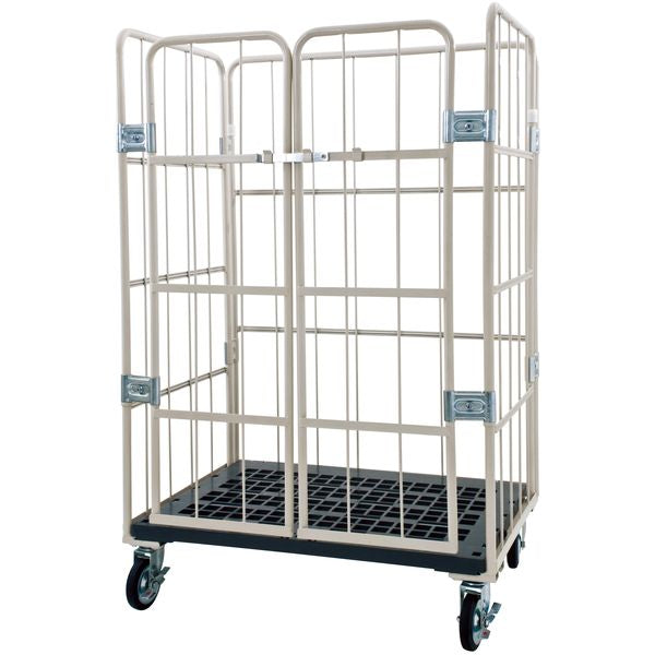 ロールボックス カゴ車 カゴ台車 前面観音扉タイプ MJK-5C シリーズ