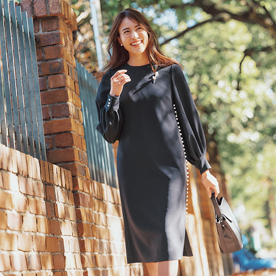 FLICKA]サイドパールワンピース | KOBUNSHA SELECT SHOP | [FLICKA