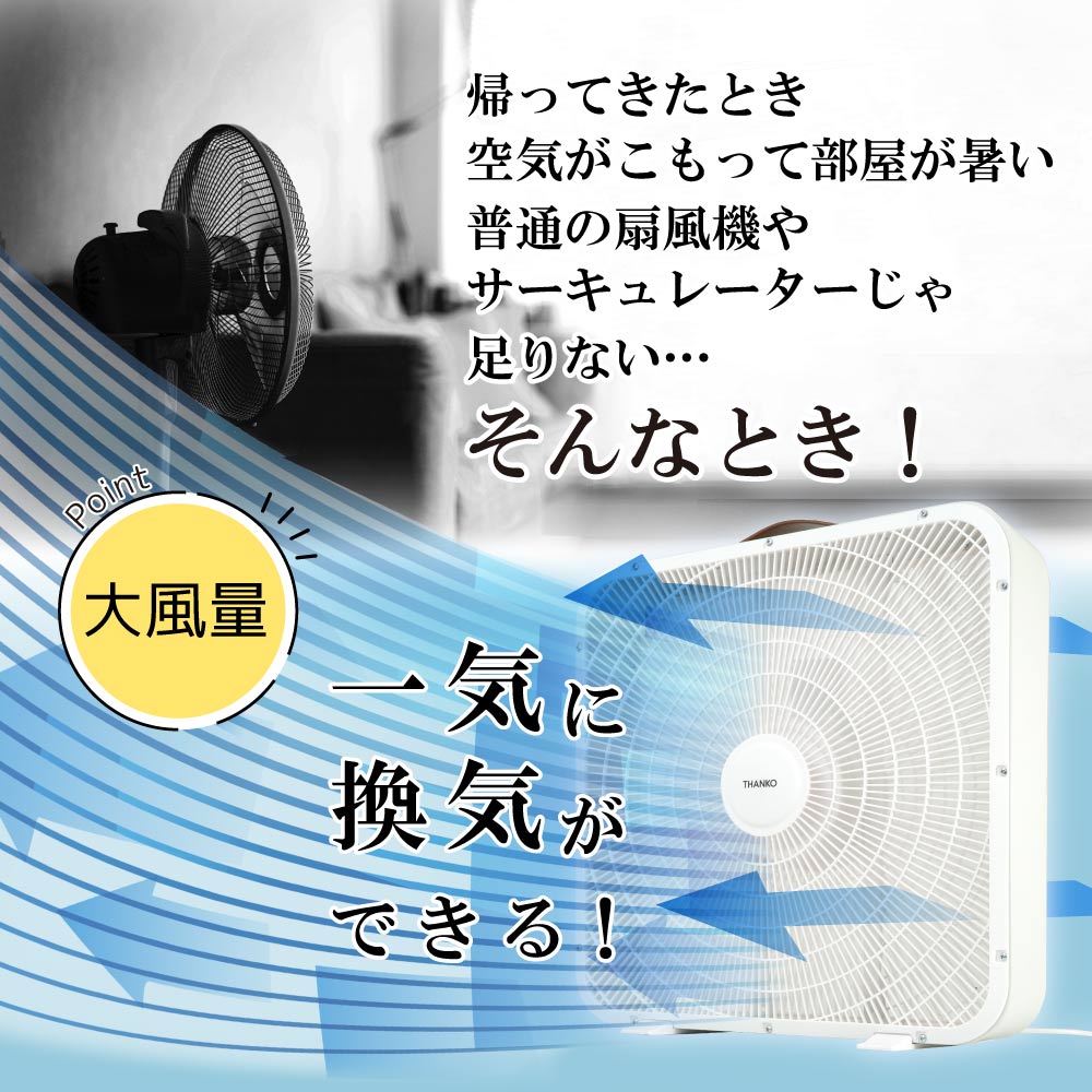 大風量スリム扇風機「Crazy Fan 3」 | 【公式】サンコー通販サイト