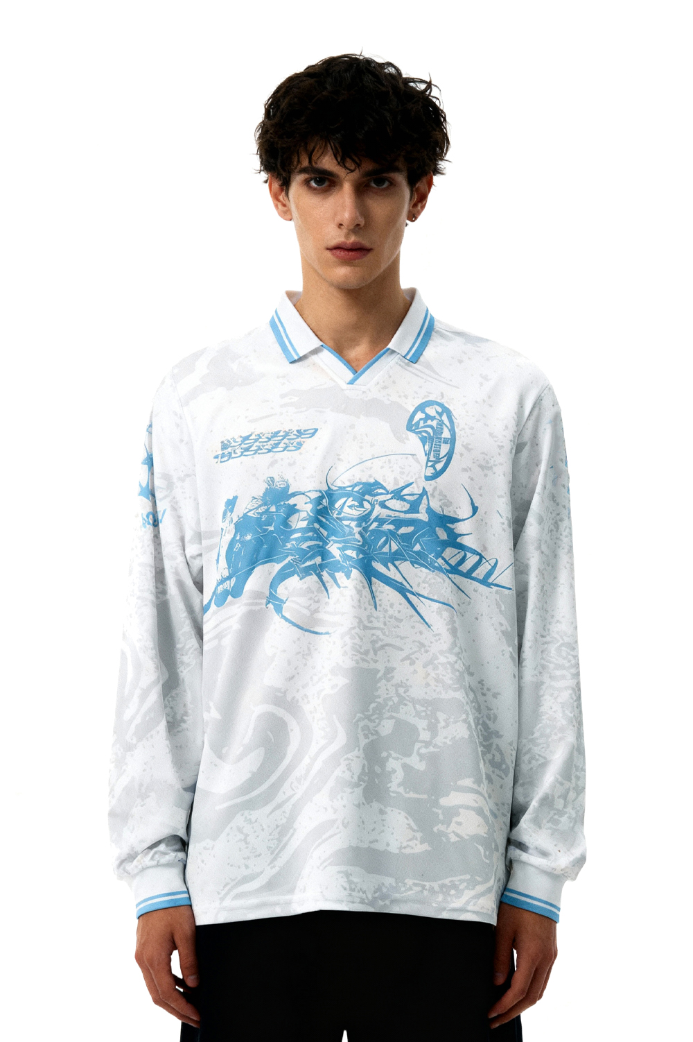 Vintage White Football Jersey by David William x 999999999