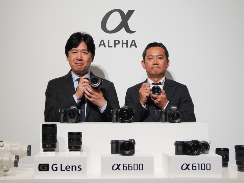 ソニー、「α6600」「E 70-350mm F4.5-6.3 G OSS」など実機を披露