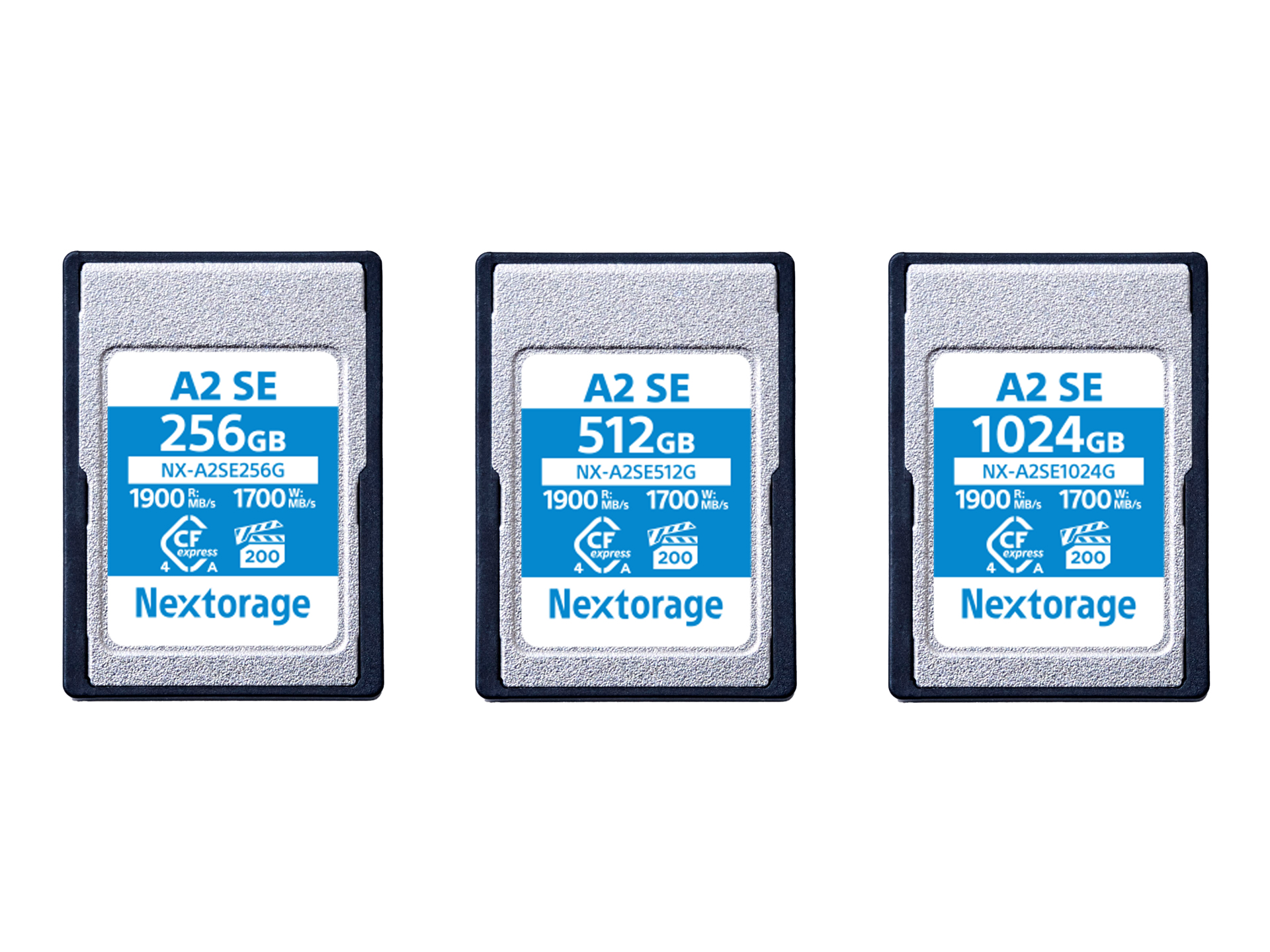 NextorageからCFexpress 4.0規格のType Aカード「NX-A2SEシリーズ