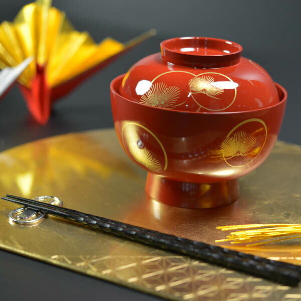 半月膳 プレースマット 麻の葉 ゴールド S / ラックヌーボー お正月