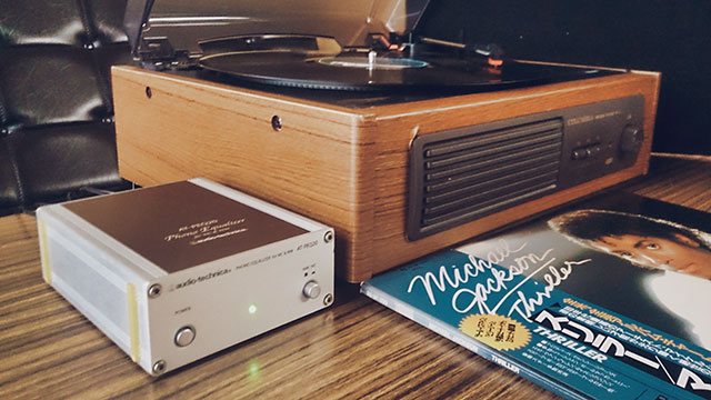 音が出ない卓上レコードプレーヤー COLUMBIA GP-11 を修理、改造してみる