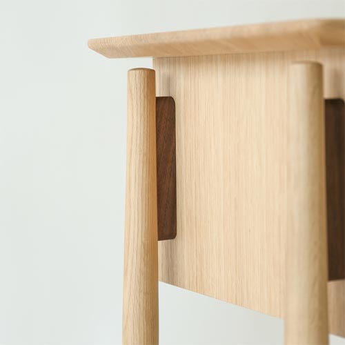 飛騨家具 nissin 日進木工 White Wood ホワイトウッド コンソール 国産