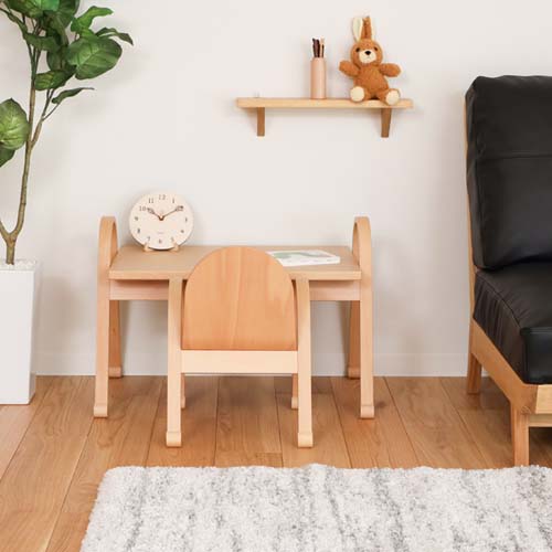 飛騨家具 nissin 日進木工 Accent アクセント キッズテーブル 国産家具
