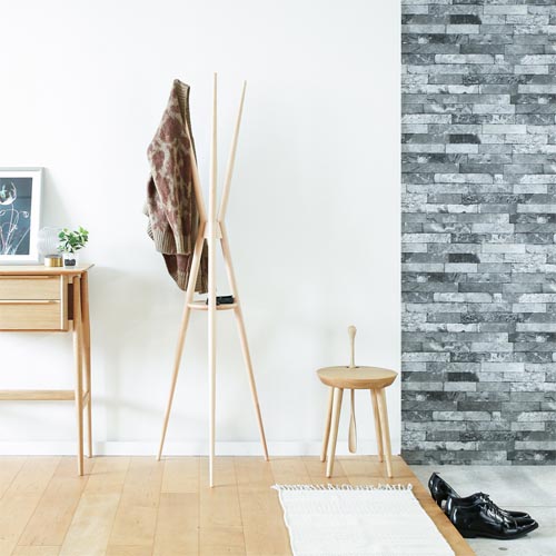 飛騨家具 nissin 日進木工 Accent アクセント ハンガー 国産家具 無垢