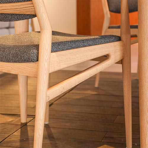 飛騨家具 nissin 日進木工 Grow グロウ 背張チェア 国産家具 無垢