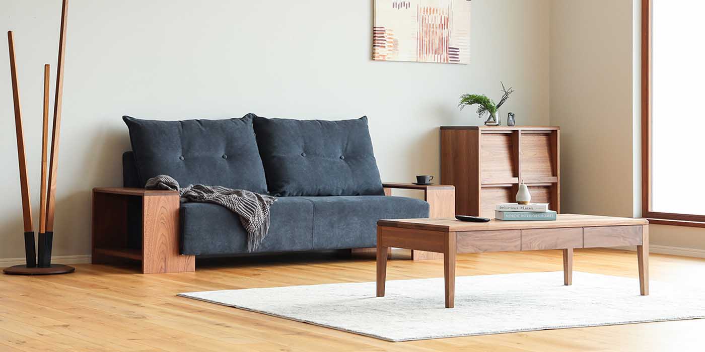 静岡家具 SUGIMOTO 杉本家具 シンシア 一面鏡 国産家具 無垢