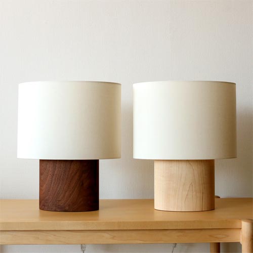 ろくまるすけ 丸いオークのランプ ろくまるすけ 丸いオークのランプ