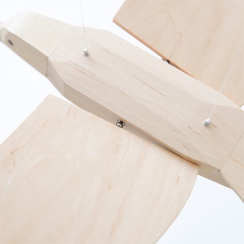 旭川クラフト 早見賢二 Mobile モビール カモメ 国産クラフト 木製