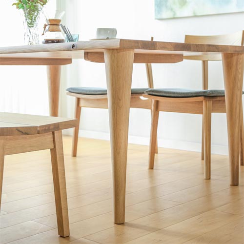 飛騨家具 HIDA 飛騨産業 Morinokotoba 森のことば 4本脚テーブル 国産