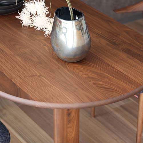 飛騨家具 shirakawa シラカワ ネオテーブル ロケット形 3本脚 国産家具