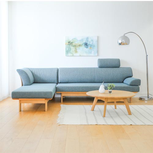 飛騨家具 shirakawa シラカワ New Rapt ニューラプト カウチソファ