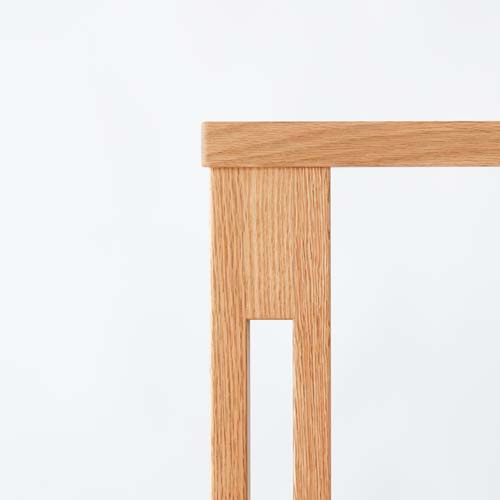 飛騨家具 shirakawa シラカワ プラッツテーブル 半円形 スリット脚