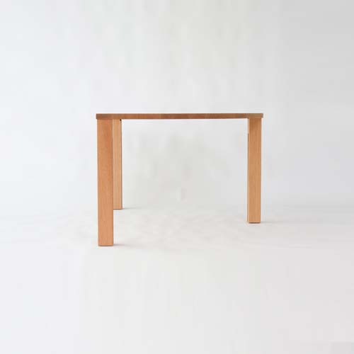 飛騨家具 shirakawa シラカワ プラッツテーブル 半円形 スリット脚