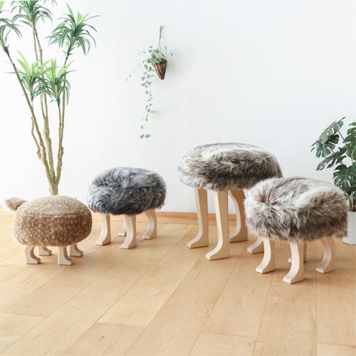 旭川家具 TAKUMI KOHGEI 匠工芸 アニマルスツール 国産家具 無垢