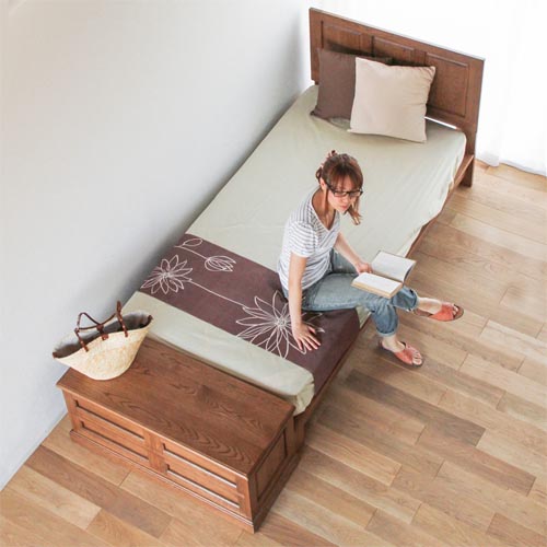 旭川家具 山室家具製作所 民芸家具 北の匠 No.13 シングルベッド 国産