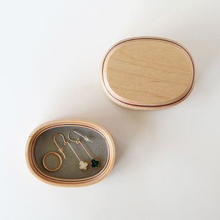 アクセサリートレイ tower oval／PLYWOOD laboratory（プライウッド