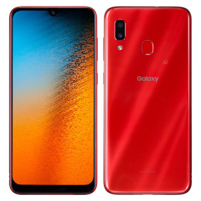 Galaxy A30 SCV43 レッド 【UQmobile版 SIMFREE】|中古スマートフォン