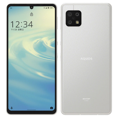AQUOS sense6 SHG05 シルバー 【au版 SIMフリー】|中古スマートフォン