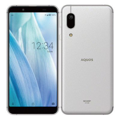 SIMロック解除済】au AQUOS sense3 basic SHV48 Silver|中古