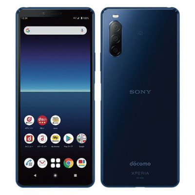 SIMロック解除済】docomo Xperia10 II SO-41A Blue|中古スマートフォン