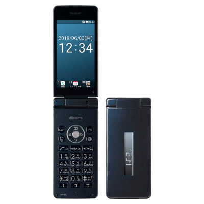 SIMロック解除済】docomo AQUOS ケータイ SH-03L ブラック|中古