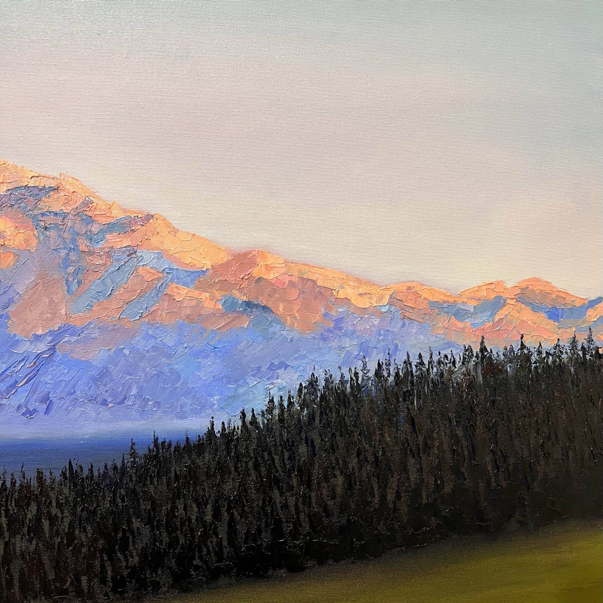 Denali Mountain Original Painting -