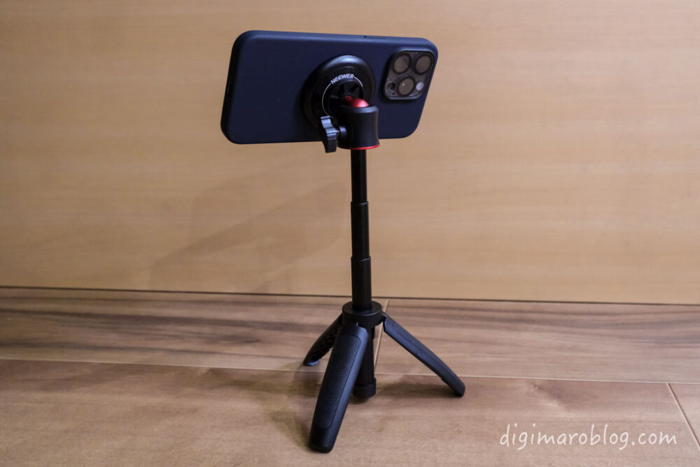 iPhone15で自撮りするならUlanzi MT-08とMagSafeマウント