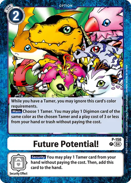 Digimon TCG card P-156 Future Potential!