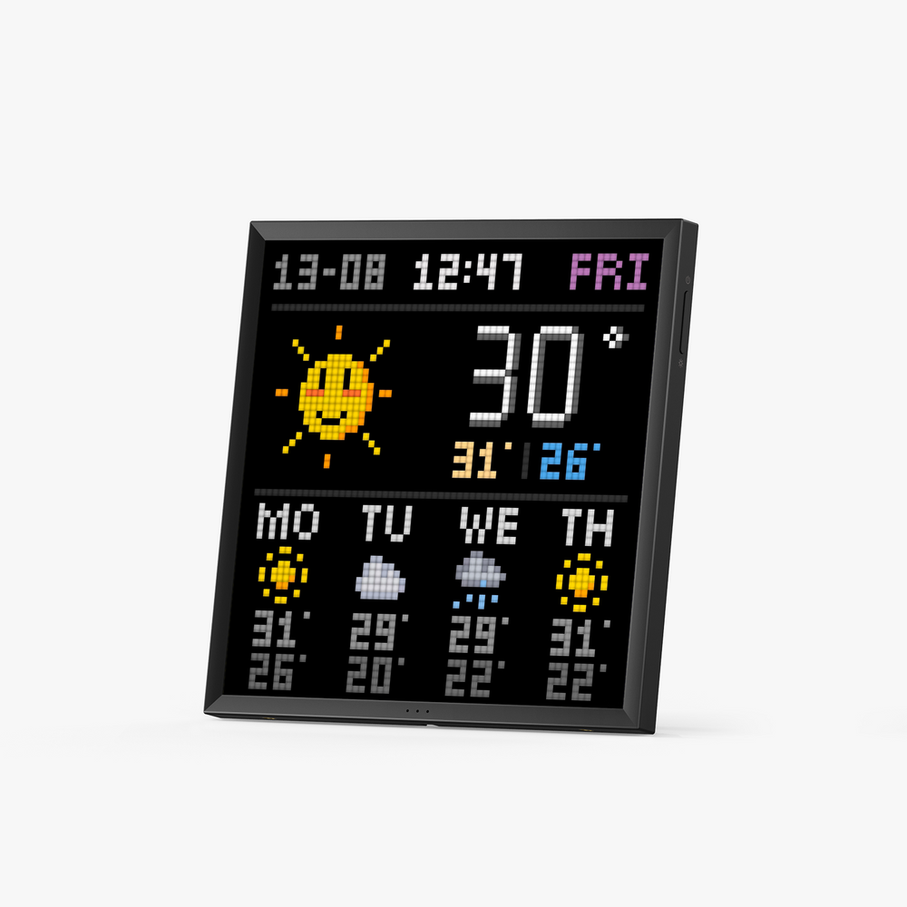 ディブームPixoo-64 | WiFi ピクセル クラウド デジタル フレーム | 64