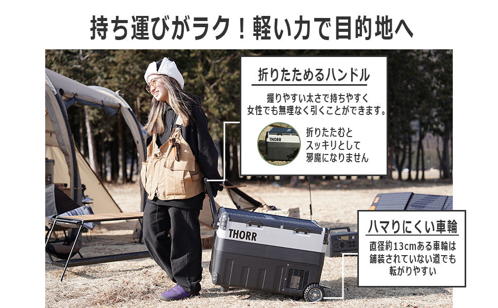 THORR ポータブル冷蔵庫 30L｜アウトドア・車中泊に最適 – DoMake