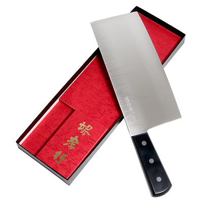 堺孝行 中華包丁 INOX ステンレス鋼 ツバ無し 19.5cm 日本製