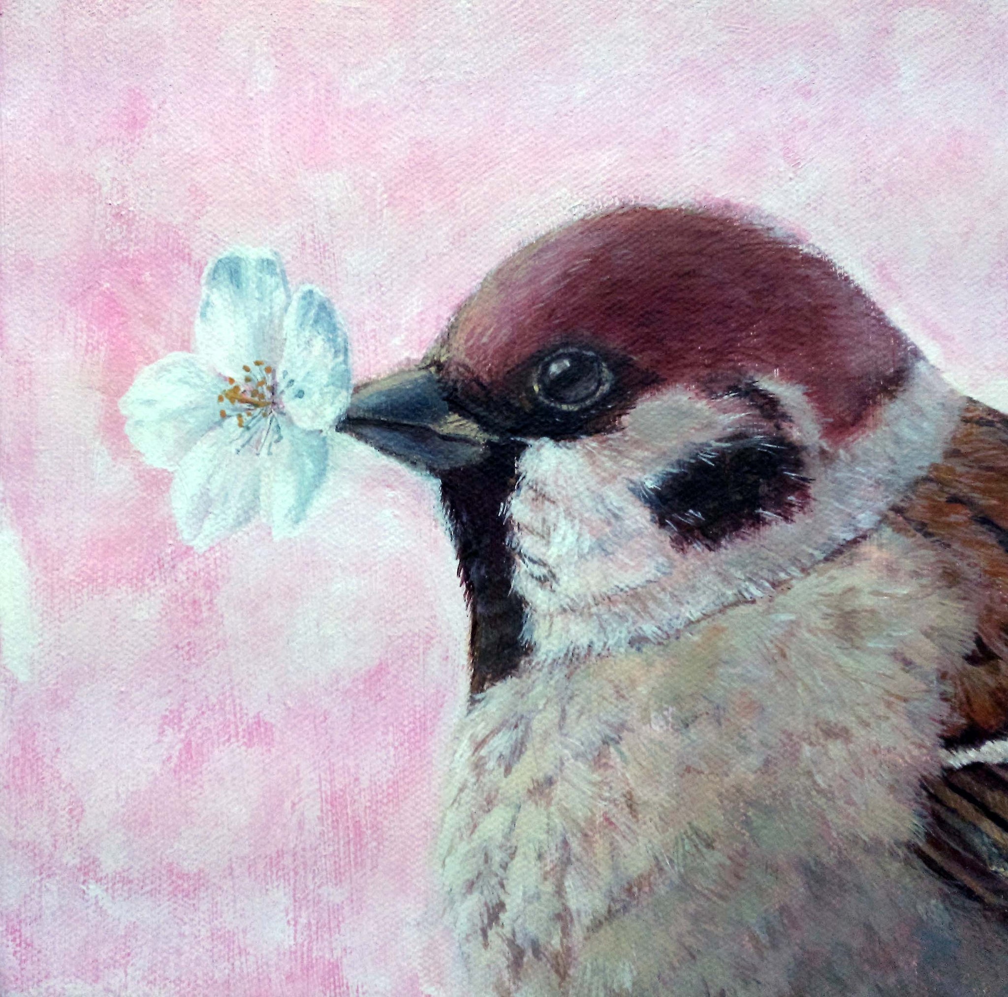 atelier*zephyr Portrait of birds #002「スズメ」 – Dohjidai Gallery