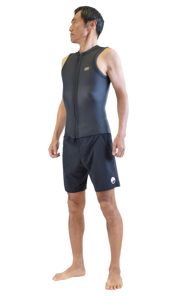 クラシック・フロントジップ・ベスト (All 2mm) | 国産高級ウェット