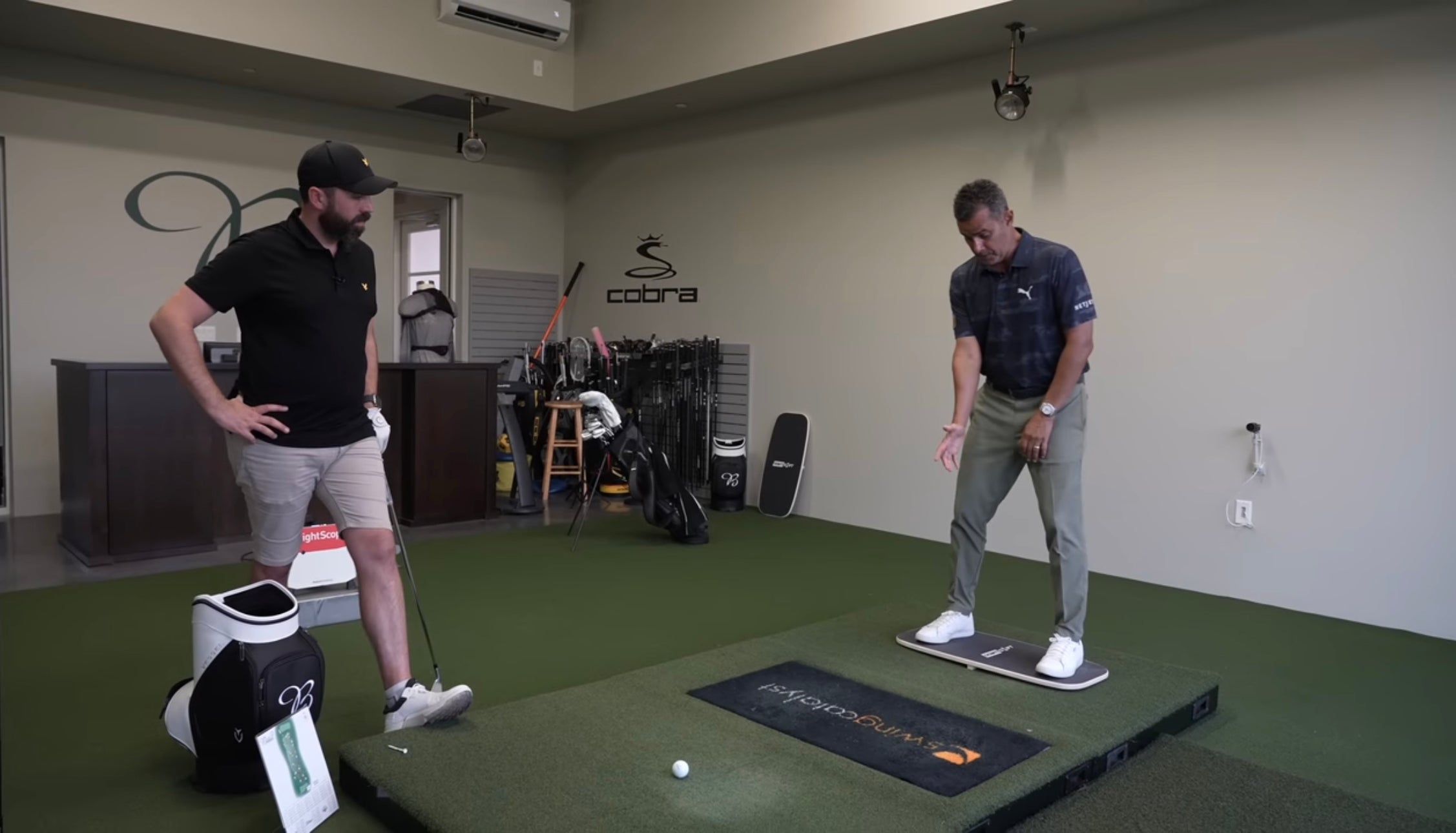 The Downshift Pressure Board Golf Training Aid
