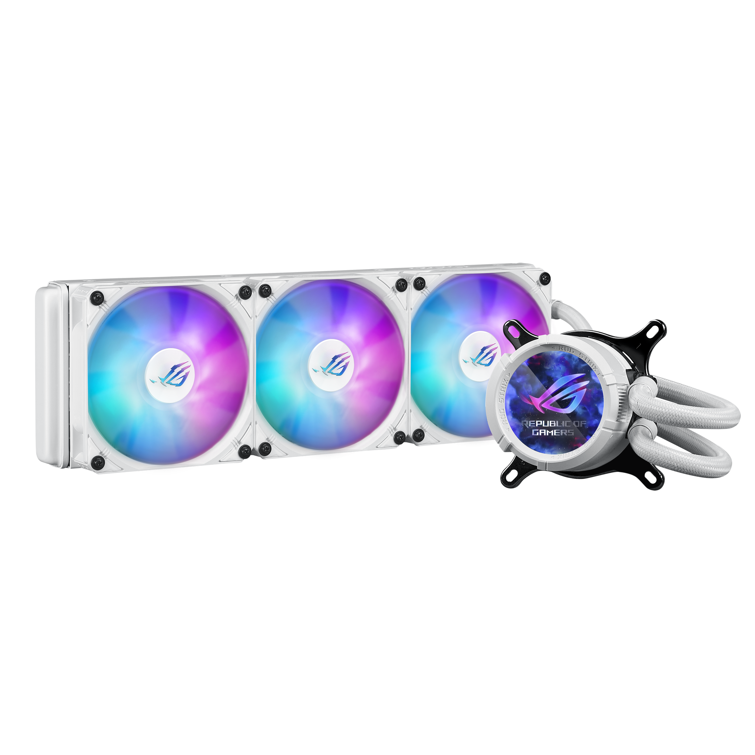 ROG STRIX LC III 360 ARGB LCD White Edition | ROG Strix LC