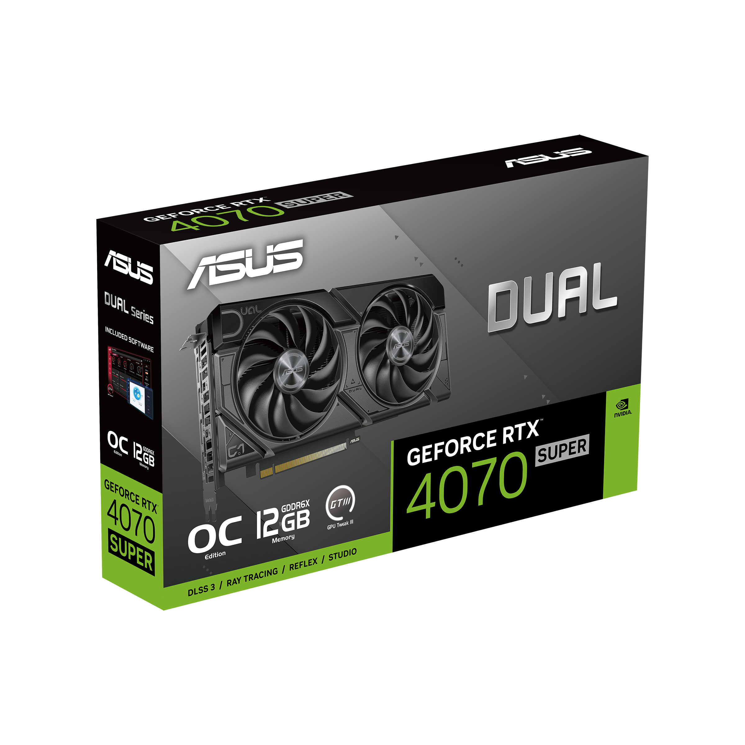 ASUS Dual GeForce RTX™ 4070 SUPER EVO OC Edition 12GB GDDR6X