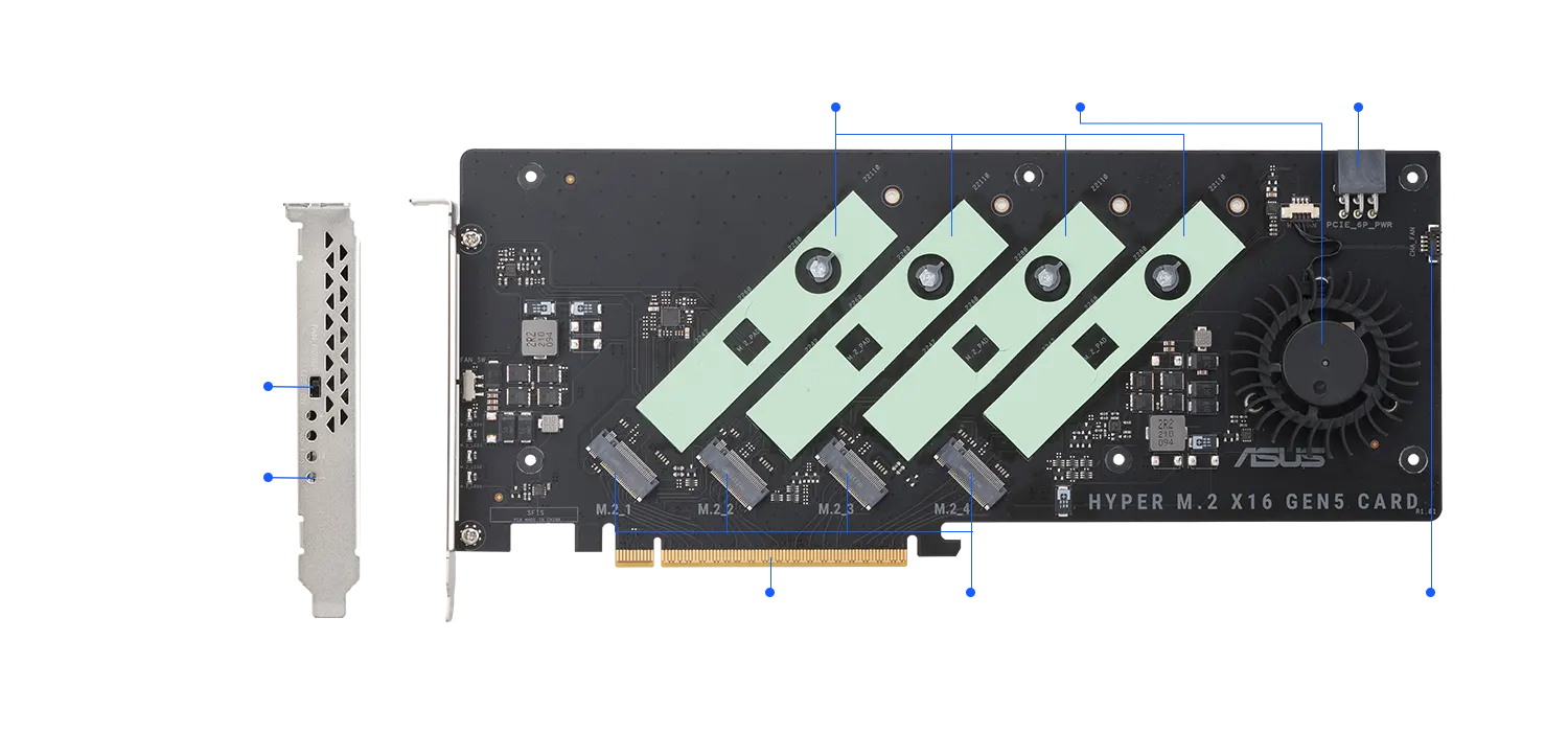 Hyper M.2 x16 Gen5 Card｜Motherboards｜ASUS Global